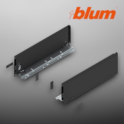 BLUM - LEGRABOX -  súprava bokov -  výška K - MD400 - čierna - 770K4002S