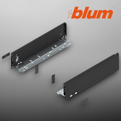 BLUM - LEGRABOX -  súprava bokov -  výška M - MD400 - čierna - 770M4002S