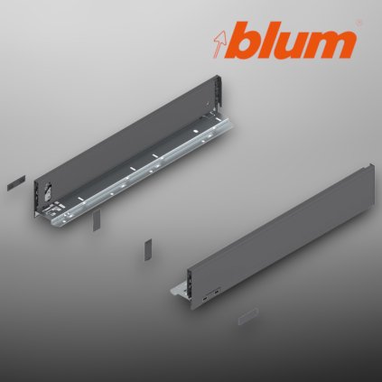 BLUM - LEGRABOX -  súprava bokov -  výška M - MD500 - sivá - 770M5002S
