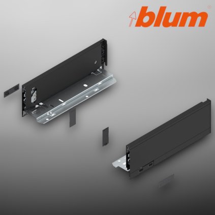 BLUM - LEGRABOX -  súprava bokov -  výška M - MD270 - čierna - 770M2702S