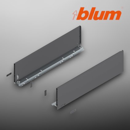 BLUM - LEGRABOX -  súprava bokov -  výška C - MD650 - sivá - 770C6502S