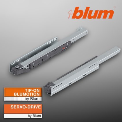 BLUM - LEGRABOX -  korpusové lišty - ľavé/pravé -  MD450 - 40kg - 750.4501S