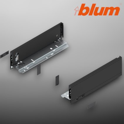 BLUM - LEGRABOX -  súprava bokov -  výška M - MD300 - čierna - 770M3002S