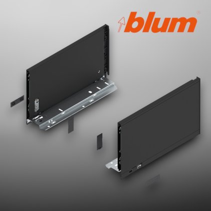 BLUM - LEGRABOX -  súprava bokov -  výška C - MD300 - čierna - 770C3002S