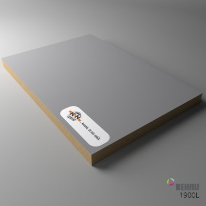 REHAU BRILLIANT - MDF - 1900L MAT - Gabbiano metallic - 2800 x 1300 x 17,6 mm