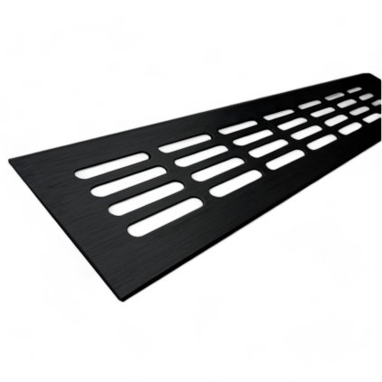 Vetracia mriežka, čierna, 80 x