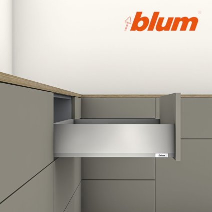 BLUM - MERIVOBOX - sada výška K - BLUMOTION TIP-ON - 40kg -  MD600 - sivá