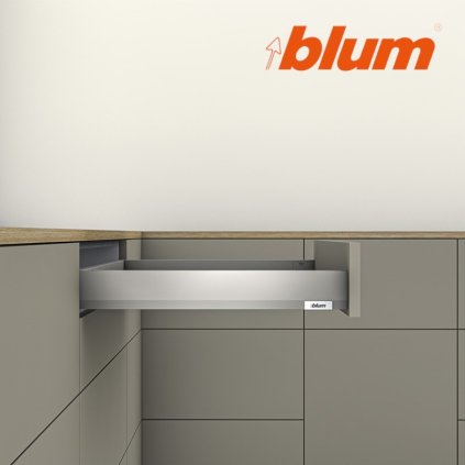 BLUM - MERIVOBOX - sada výška N - BLUMOTION TIP-ON - 40kg -  MD400 - sivá