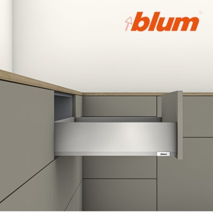 BLUM - MERIVOBOX - sada výška K - BLUMOTION TIP-ON - 40kg -  MD500 - sivá