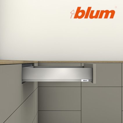 BLUM - MERIVOBOX - sada výška M - BLUMOTION TIP-ON - 40kg -  MD400 - sivá