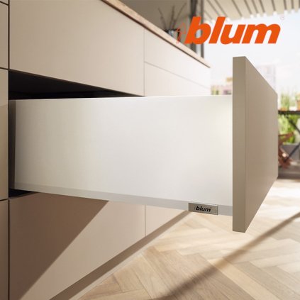 BLUM - MERIVOBOX - sada výška K - BLUMOTION TIP-ON - 40kg -  MD600 - biela
