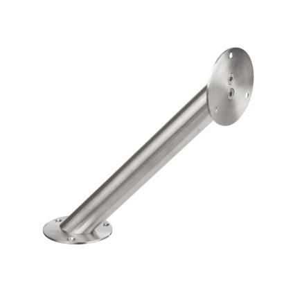 Policová konzola rovnobežná, 45 stupňová, nerez