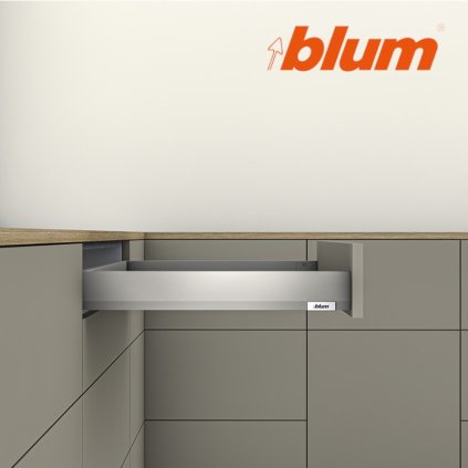 BLUM - MERIVOBOX - sada výška N - BLUMOTION TIP-ON - 40kg -  MD450 - sivá