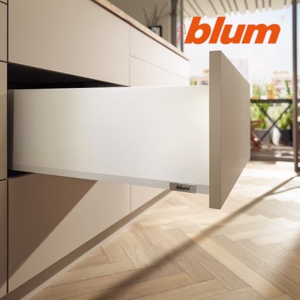 BLUM - MERIVOBOX - sada výška K - BLUMOTION TIP-ON - 40kg -  MD500 - biela