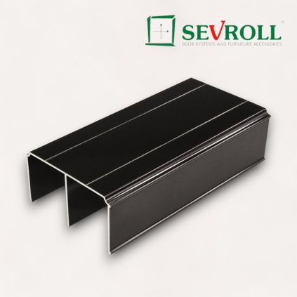 SEVROLL - horné vedenie Gemini 051.. -  Čierna lesklá (Variant Dľžka 2350 mm)