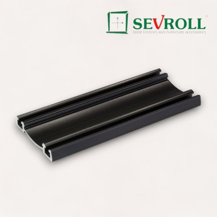 SEVROLL - spodné vedenie Elegant II 051.. - Čierna lesklá