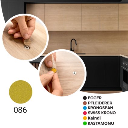 Krytka samolepiaca - 086 - Iguana - Ø 14 mm