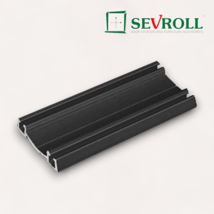 SEVROLL - spodné vedenie Elegant II 0433. - Čierna brúsená