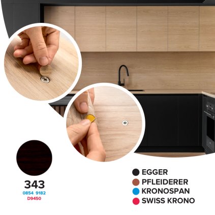 Krytka samolepiaca - 343 - 0854 / 9182 / D9450 - Ø 14 mm