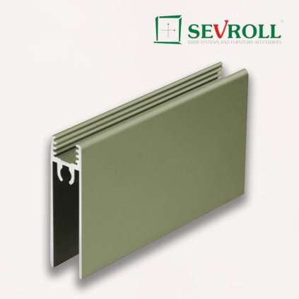 SEVROLL - rám vodorovný spodný 10mm oliva kart