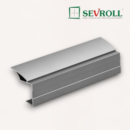 SEVROLL - Madlo Beta 2.7m - 18mm strieborná
