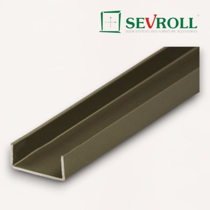SEVROLL - U profil DTD18 3m oliva
