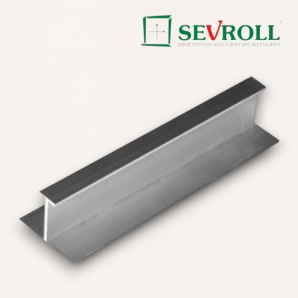 SEVROLL - profil H08/18 - 3m - strieborná
