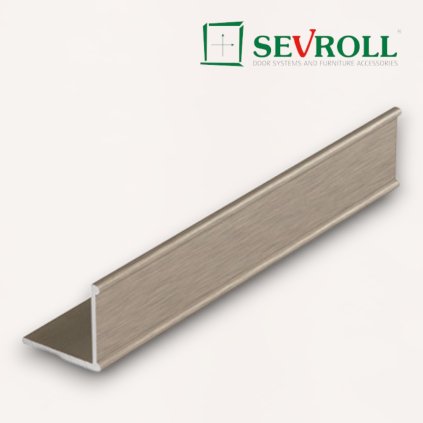 SEVROLL - uholník K2 18x19 mm - oliva kartáčovaná