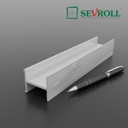 SEVROLL - H profil H18 3m biela lesk