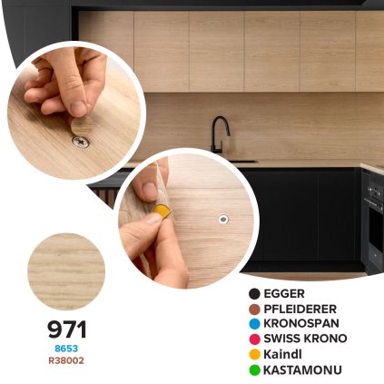 Krytka samolepiaca - 971 - 8653 / R38002 - Ø 14 mm