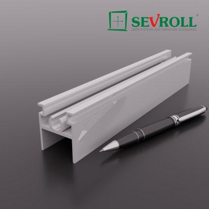 SEVROLL - rám vodorovný horný Simple/Blue - 18 mm - biela lesklá