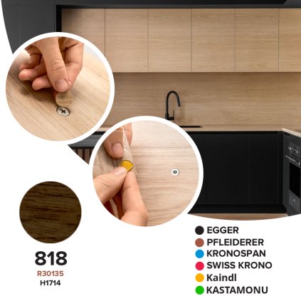 Krytka samolepiaca - 818 - R30135 / H1714 - Ø 14 mm