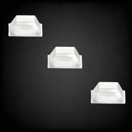 Silikónové tlmenie samolepiace - D20x20x13,5mm /6ks-list/