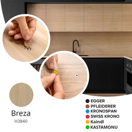 Krytka samolepiaca - Breza - H3840 - Ø 13 mm