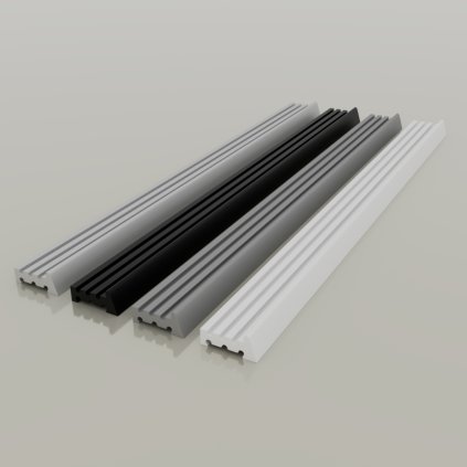 L06 - Profil pre zástenu - 4 m (Variant Farba Biely lesk)