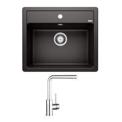 Blanco - SET 07/A: Batéria Mila - chróm + Drez Legra 6 (Variant Farba Biela soft)