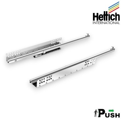 Hettich-QUADRO výsuv PUSH TO OPEN EB23/22kg čiastočný P+L (Variant Dľžka 300 mm)