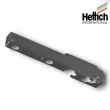 Hettich - ATIRA - Držiak chrbta 176 antracit pravý