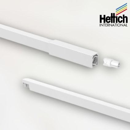 Hettich - ATIRA reling biely pravý (Variant Dľžka 620 mm)
