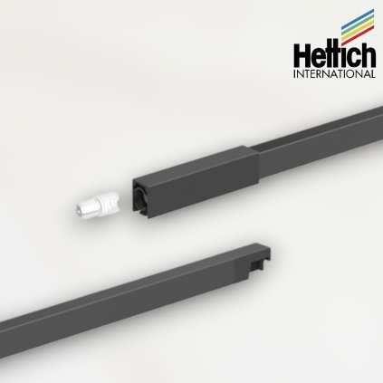 Hettich - ATIRA reling antracit ľavý (Variant Dľžka 620 mm)