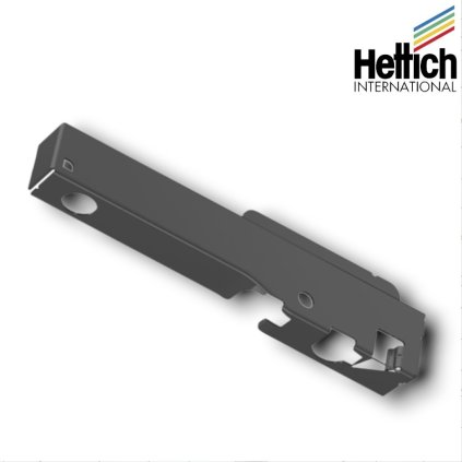 Hettich - ATIRA - Držiak chrbta 144 antracit pravý