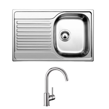 Blanco - SET 04/C - Drez Tipo 45 S Compact + Batéria Mida chróm