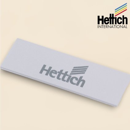 Hettich - ATIRA - Kryt na výsuv s logom Hettich strieborná