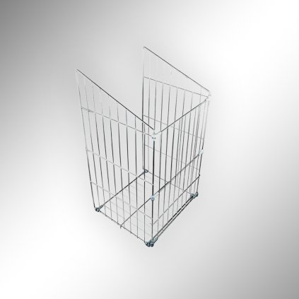 Kôš na bielizeň strieborný 400mm