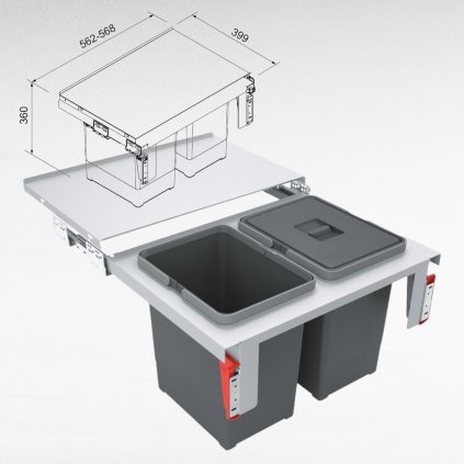 Franke - Smetný kôš - Garbo 60-2