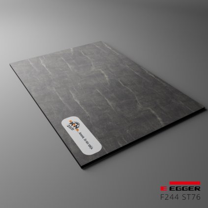 EGGER - PD600 Kompaktná - F244 ST76 - 4100 x 650 x 12 mm, Čierne jadro