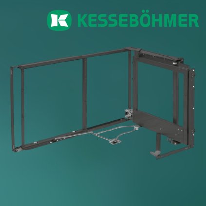Kesseboehmer - MagicCorner SoftStop 900-1000, Antracit, pravý