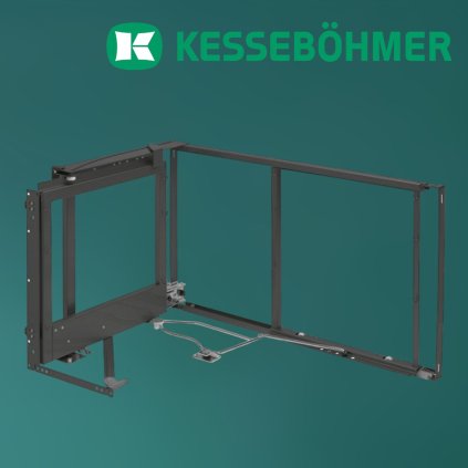 Kesseboehmer - MagicCorner SoftStop 900-1000, Antracit, ľavý