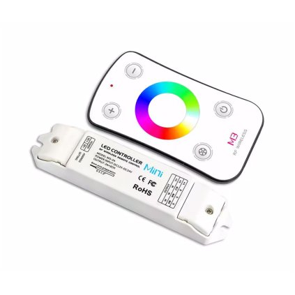 LED Doplnky - Dotykový diaľkový ovládač RGB s prijímačom