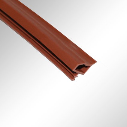 Dverové tesnenie - AC 3967 KS - hnedý plast